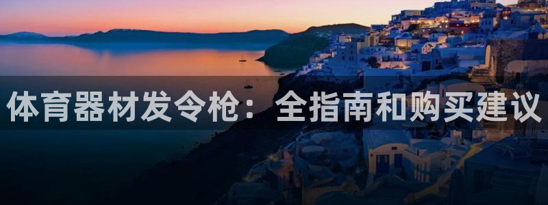 杏鑫平台丁6.7.5.1.3.8：体育器材发令枪：全